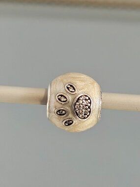 Authentic Pandora Retired I Love My Pets Charm with Enamel & CZ – 791712CZ Dog